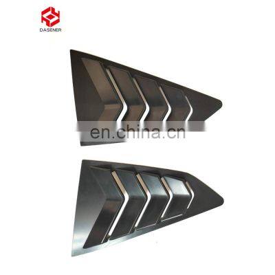 Honghang Car Other Auto Parts Windows Louver ABS Black Rear Window Louver Cover Trim For Chevrolet Camaro 2016-2020