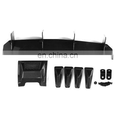 Honghang Auto Parts Rear Diffuser Rear Bumper Diffuser for subaru rear lip s11 wix 2015 2016 2017 2018 2019 2020 2021