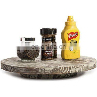 Latest Hot Sale Wood Lazy Susan Turntable Wooden Rotating Tray for Kitchen photo-5