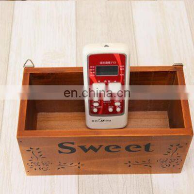 Over the Wall Pine Wood Drawer Organizer Box With Dividers photo-4