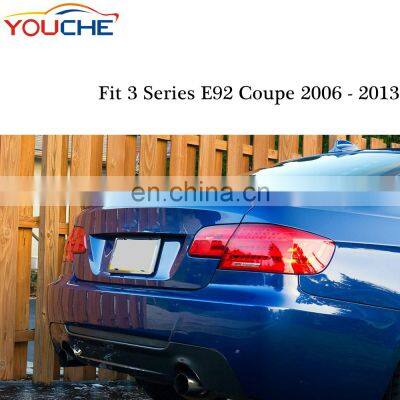 Performance Style Carbon Fiber Rear Spoiler for BMW 3 Series E92 M3 2-door Coupe 2006-2013 Trunk Lip photo-4