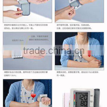 Android IOS APP Smartphone Control Automatic Inflating Wrist Watch Bluetooth Blood Pressure Monitor With Testing Heart Beat Rate photo-6