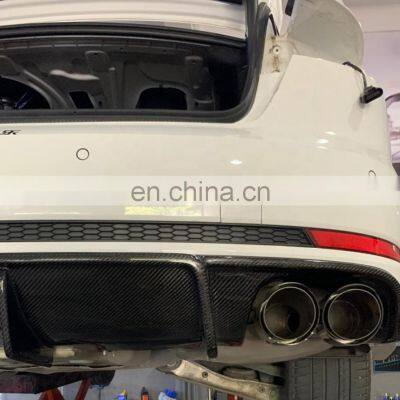 Carbon Fiber Diffuser For Audi S4 KB Style High Quality Rear Bumper Diffuser Rear Lip for Audi A4 B9 2017-2019 photo-5