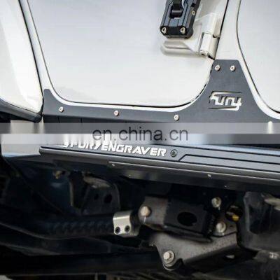 Furyengraver Side Step Bar With Light for Jeep Wrangler JL Running Boards Nerf Bars for Jeep From Maiker