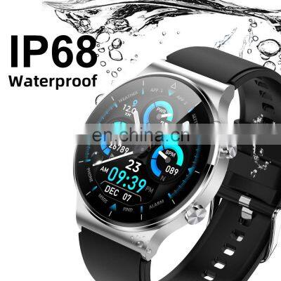 M2 Men BT Call Smartwatch IP68 Waterproof Heart Rate Health Sports Smart Watch Wireless Charging photo-2
