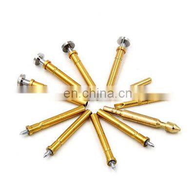 Custom male female electrical lock spring loaded pogo pin connector probe pins