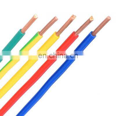 Bv 2.5 Mm2 Single Strand Copper Wire, Flame Retardant Pvc Insulated Hard Copper Core Home Improvement Copper Wire Price