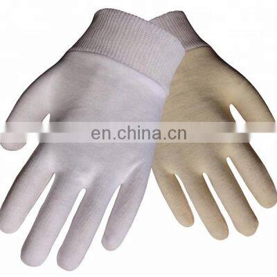 Thicker Cotton Larger Size Daily Use Plain Style 100% White Cotton Glove, Cotton Work Glove photo-2