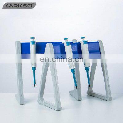 Larksci Hot Sales Laboratory Plastic Table Linear Pipette Stand Rack Pipette Holder