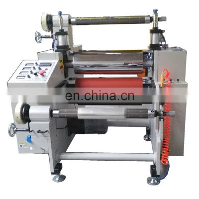 Fully Automatic Industrial Paper roll Rewinding laminating Machine Max working width 1000mm for Pre-glue and Glueless Film