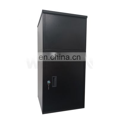 Outdoor Metal Package Parcel Drop Box For Parcels And Mails Free Standing Stainless Steel Parcel Box