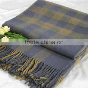 heavy soft merino woolen throw blanket