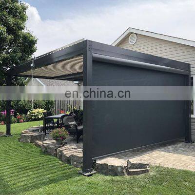 Bioclimatique Electric Roof Louver Metal Framed Pergola