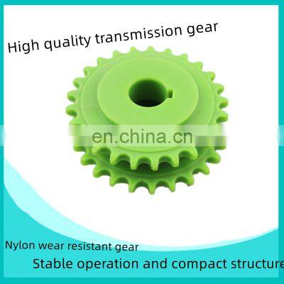 Customized Black Nylon Gear 25-30 Teeth Wear-resistant Nylon Gear of Various Specifications