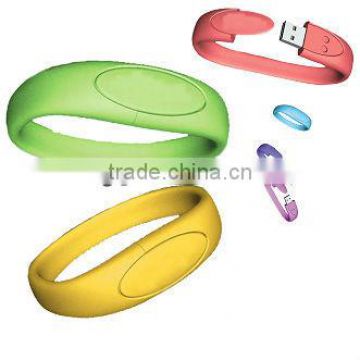 Cheapest Bulk Wristband USB Flash Memory 1GB 2GB 4GB 8GB Accept Paypal