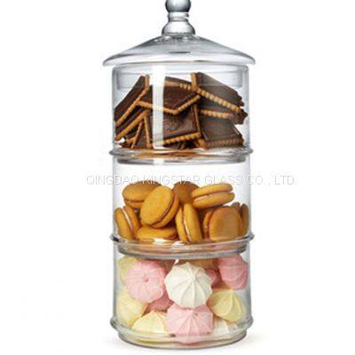 big glass candy jar