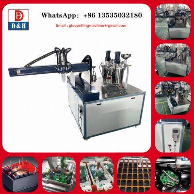 AB Glue Dispenser Manual Pressure Barrel 2 Component Mixing Glue Machine Semi Automatic Glue Filling Dispensing Machine photo-2