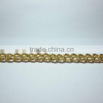 decorative aluminum gold chains for bags