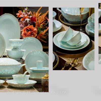Jingdezhen High-temperature Exquisite Porcelain Tableware Set From Boutique Gift photo-3