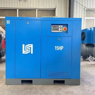 China Outstanding Low Pressure Industrial 11KW /15HP Screw Air Compressor