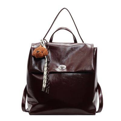 MM87 Waterproof High Quality PU Backpack Travel Fashion Backpacks for Women Mochila Plecak Ryggsäck Rucksack Sac à Dos Zaina