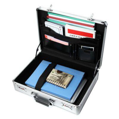 Professional Aluminum Briefcase - Premium Business Storage Solution With Secure Combination Lock, Ergonomic Handle System photo-3