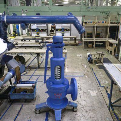 Flanged Manual Safety Relief Valve Pressure Relief Valve Alloy Material Medium Pressure Low Temperature photo-3