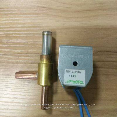 Оригинальный японский рефрижераторный электромагнитный клапан SAGINOMIYA NEV-202DXF (AC220V) - электромагнитный клапан для управления рефрижератором