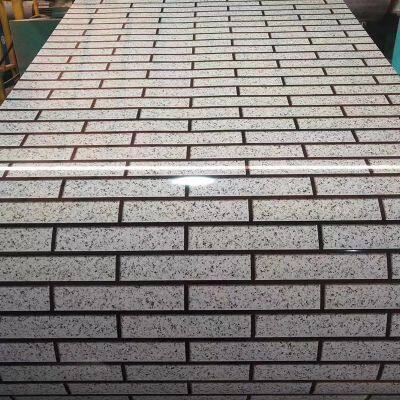 Embossed Pattern Printed Color Coated Steel Coil PPGI PPGL Wood Grain Texture Prepainted Galvanized Steel Coil photo-5