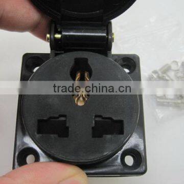 Cost-effective IP54 Grade Schuko Waterproof Socket Outlet/waterproof Floor Socket Outlet/portable Socket Outlet photo-2