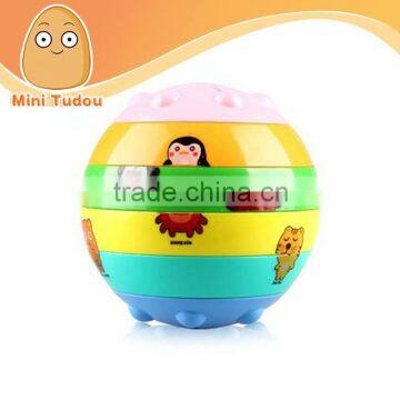 Multicolor ball with 9 cartoon design