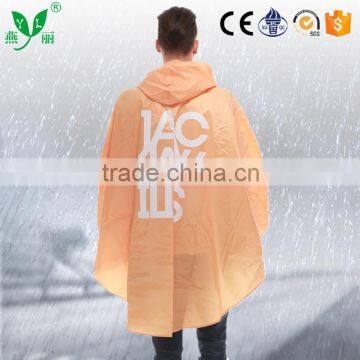 YANLI High Quality Pvc Waterproof,windproof Poncho Raincoat for Adult photo-3