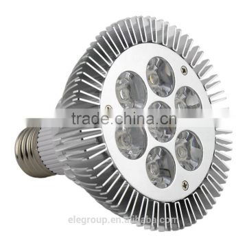 China sell aluminum material E27 led par 30 light 7w