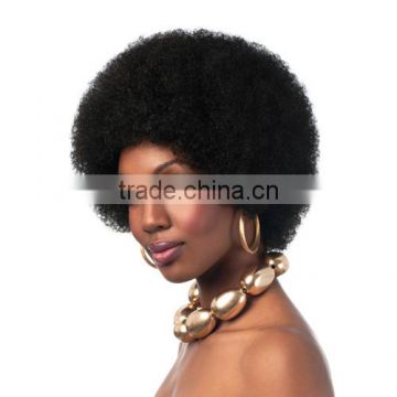 Short Curly Big Afro Wigs for Black Women Synthetic Braiding Hair