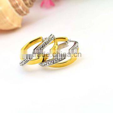 Mix Color Earrings Vintage Rhinestone Simple Design Earrings photo-3