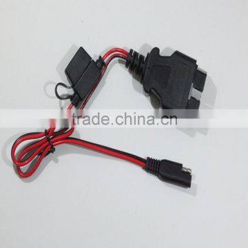 New Wire Assembly OBD II With to SAE Plug With Molding Fuse Holder and Install 10A Fuse Wire Assembly photo-3
