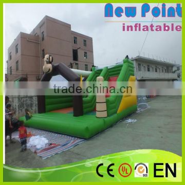 New Point PVC trampoline Fashion Kids Inflatable Slide