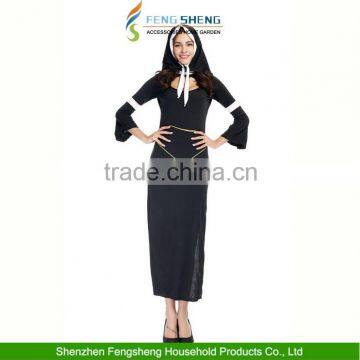 Catholic Nun Cosplay Costume Halloween Ball dress Sexy Role-playing