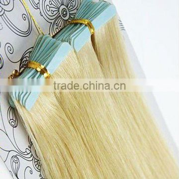 Fashionable PU Skin Weft Hair , Cheap Hair Extension