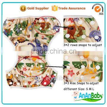 AnAnBaby Reusable Snaps Swim Diapers OEM Baby Swim Diapers photo-3