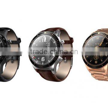 Bluetooth 4.0 300mAh Stainless Steel Round Smart Watch photo-4