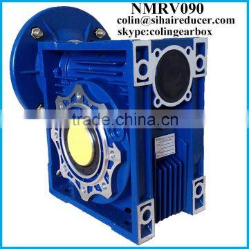 NMRV090 aluminium speed reducer, chemical machinery gearbox, printing machinery spare parts