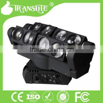 color changeable 4in1 RGBW 8*10W led stage lighting effect spider light led moving beam spider light