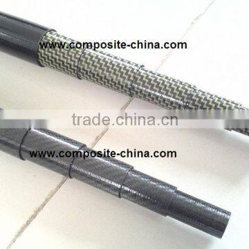 3K Weave Surface Carbon Fiber Tapered Telescopic Mast Pole