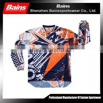 sublimation motocross jersey/custom jersey motocross