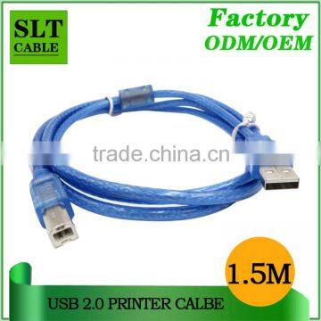 SLT 1.5M 5 Ft Standard USB 2.0 Cable Printer Cable AM To BM