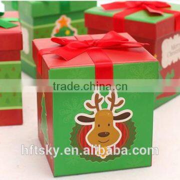 Supported Custom Luxury candy gift box for christmas, paper gift box whloesale
