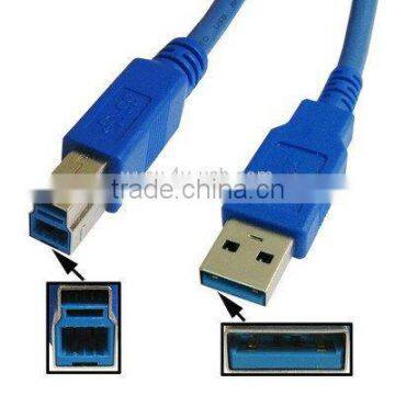 1M Blue USB 3.0 AM to BM Cable