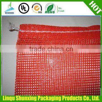 firewood mesh bag/mesh bag for oranges/pp woven bag