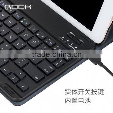 ROCK Bluetooth Keyboard PU Leather Case for Ipad Pro 9.7 Build in Island Style Magnetic Detachable Keyboard Flipcase for Ipadpro photo-4
